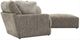 Jackson Furniture Turner 3-Piece Mushroom Sectional with Ottoman-4