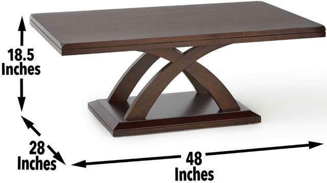 Steve Silver Co. Jocelyn Espresso Cherry Cocktail Table-2