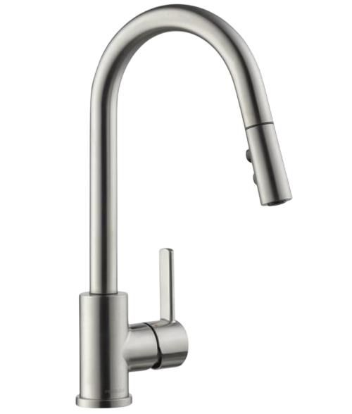 Peerless Precept® Stainless 15" Single Handle Pull-Down Kitchen Faucet-0