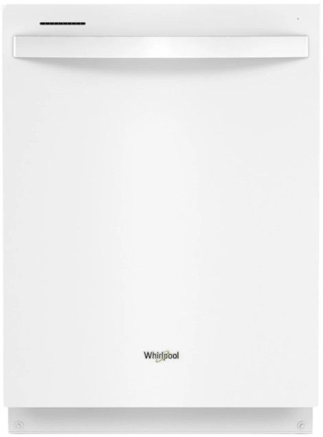 Whirlpool® 24" White Built In Dishwasher with AI Intelligent Wash and Tall Top Rack-0