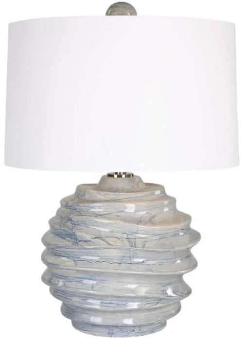 Uttermost® Waves Blue Accent Lamp-0