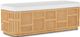 Currey & Company Anisa Natural/White Storage Bench-0