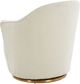 TOV Furniture Skyla Cream Swivel Accent Chair-4