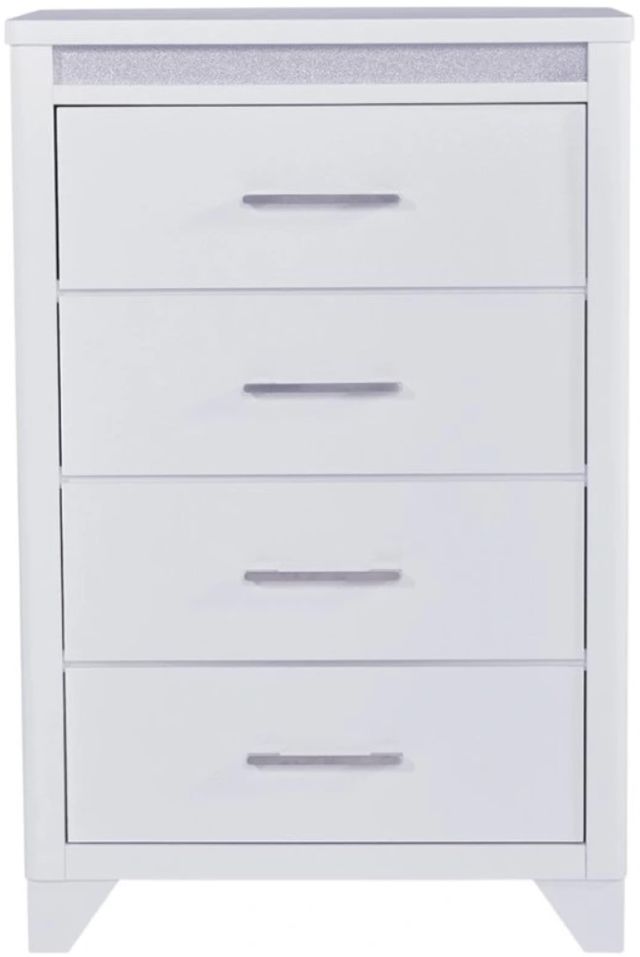 Signature Design by Ashley® Jarlee White 4-Drawer Chest-1