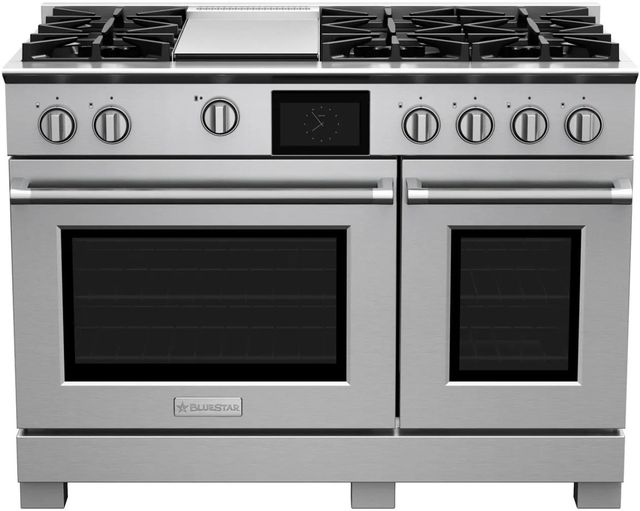 BlueStar® 48" Stainless Steel Pro Style Dual Fuel Range-0