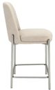 Modus Furniture Crossroads 2.0 Dion Brushed Nickel/Camel Upholstered Counter Stool-2