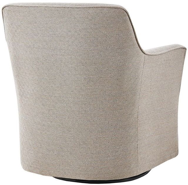Olliix by Madison Park Grey Augustine Swivel Glider Chair-1