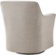 Olliix by Madison Park Grey Augustine Swivel Glider Chair-1