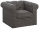 Century® Customizable Century Home Elegance Classic Chesterfield Swivel Chair-1