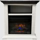 Million Dollar Rustic Portland Weathered White Fireplace-0
