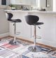Powell® Beldon Black/Chrome Adjustable Stool-1
