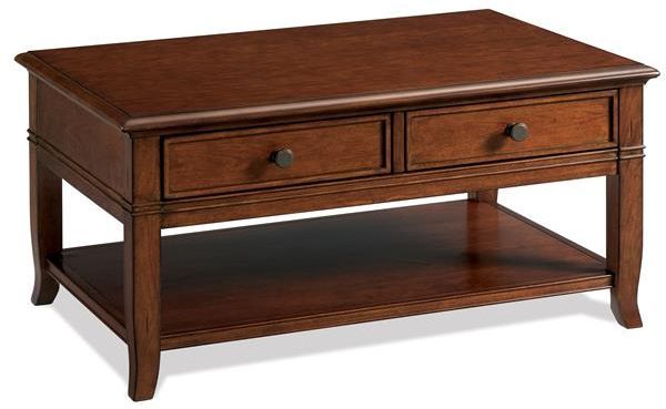 Riverside Furniture Campbell Burnished Cherry Coffee Table-0