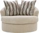 Signature Design by Ashley® Lofwood Oatmeal Swivel Accent Chair-2