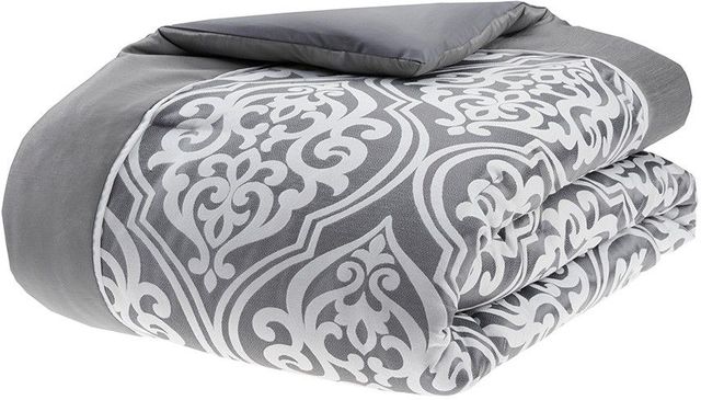 Olliix by Madison Park Essentials 24 Pieces Grey Queen Jordan Room in a Bag Set-2