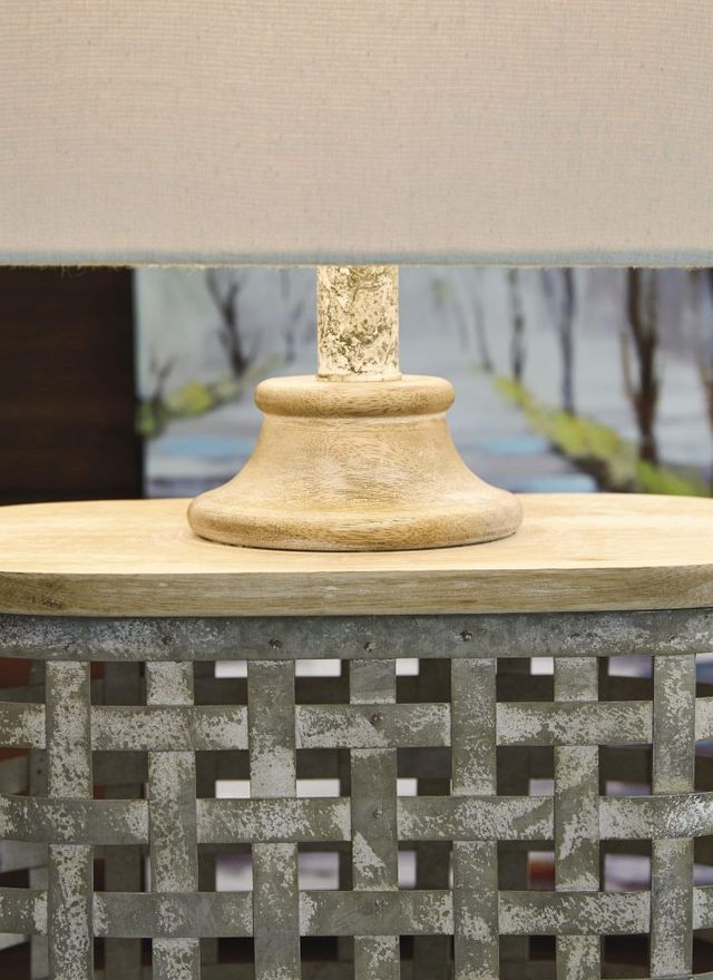 Signature Design by Ashley® Deondra Gray Table Lamp-1