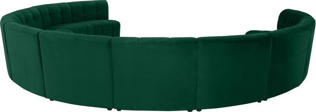 Meridian Furniture Limitless 11-Piece Green Velvet Modular Sectional-3