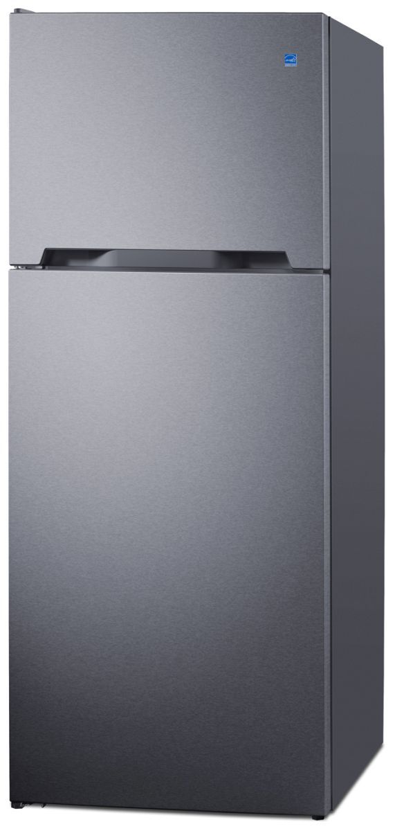 Summit® 28 in. 14.3 Cu. Ft. Stainless Steel Counter Depth Top Freezer Refrigerator-1