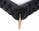 VIG Furniture Modrest Legend Black Velvet/Rosegold Queen Panel Bed-3
