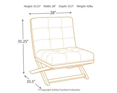 Signature Design by Ashley® Sidewinder Brown Accent Chair-2