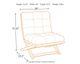 Chaise d'appoint Sidewinder en tissu brun Signature Design by Ashley®-2