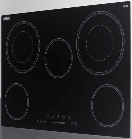Summit® 30" Black Electric Cooktop-3