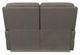 La-Z-Boy® Finley Pewter Leather Manual Wall Reclining Loveseat-3