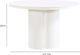 TOV Furniture Elora White Round Dining Table-2