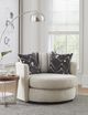 Albany Industries Persia Beige Swivel Chair-1