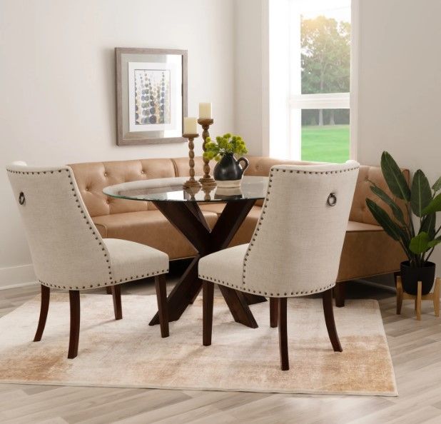 Powell® Auden 6-Piece Natural/Tan/White Dining Set-1