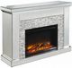 Radiant Gray/Mirrored Fireplace-0