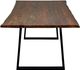 Porter International Designs Manzanita Harvest Dining Table with Black Trapezoid Base-3