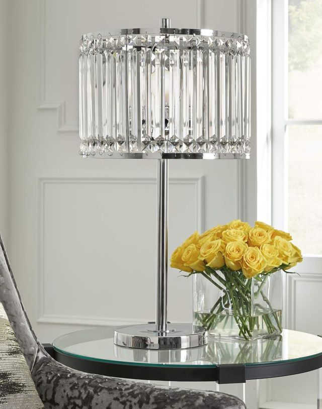 Signature Design by Ashley® Gracella Chrome Metal Table Lamp-3