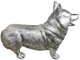 Moe's Home Collection Silver Maggie The Corgy Figurine-3