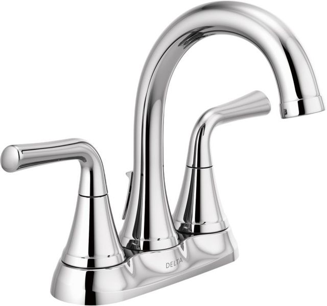 Delta Kayra® Chrome 2-Handle Tract-Pack Centerset Bathroom Faucet-0