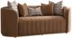 Michael Amini® Ariana Caramel/Gold Loveseat-0
