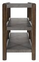 Signature Design by Ashley® Kallenny Gray Sofa Table with Brown Frame-2