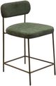 International Furniture Direct Salamanca Olive Green Upholstered Counter Stool-0