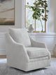 Signature Design by Ashley® Gubbins Gray Swivel Accent Chair-1