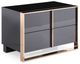 VIG Furniture Nova Domus Cartier Black/Rosegold Nightstand-0