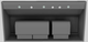 Vent-A-Hood® 48" Gunsmoke Wall Mounted Range Hood-3