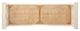 Furniture Classics Circles Brown/Cream White Bench-3