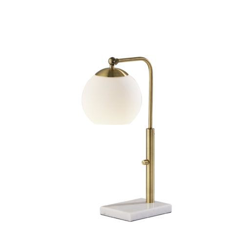 Adesso® Remi Antique Brass Desk Lamp-0