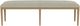Riverside Furniture Davie Gray/Pale Oak Upholstered Dining Bench-1