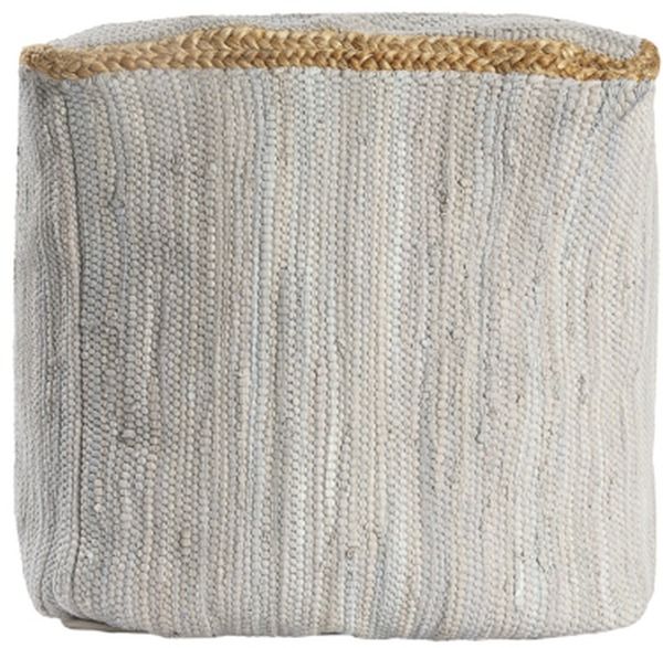LR Home Ultimate Grey Pouf-1