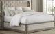 Liberty Furniture Town & Country Cream/Dusty Taupe Queen Upholstered Shelter Bed-0