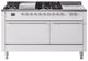 Ilve® Nostalgie II Series 60" White Pro Style Dual Fuel Range-0