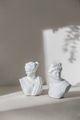 A & B Home White Bust Statue-5