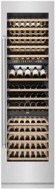 ZLINE 24 in. 12.4 Cu. Ft. Triple Zone 100 Bottle Column Wine Cooler in Satin Stainless Steel-2