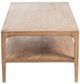 Nest Home Collections Morgan Natural Gray Rectangular Coffee Table-4