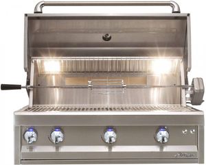 front view of the Artisan™ American Eagle Series 36" Stainless Steel Built In Grill